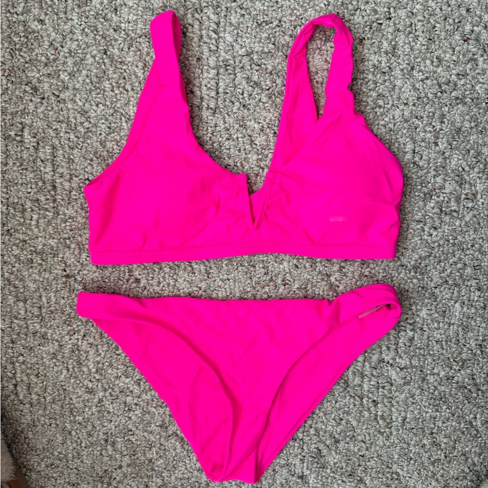 SHEIN Hot Pink Bikini Set | Large